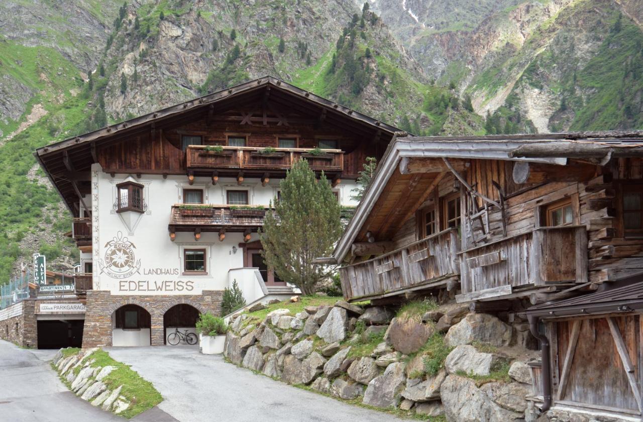 Landhaus Edelweiss Sankt Leonhard im Pitztal Eksteriør billede