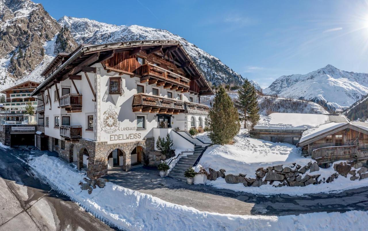 Landhaus Edelweiss Sankt Leonhard im Pitztal Eksteriør billede