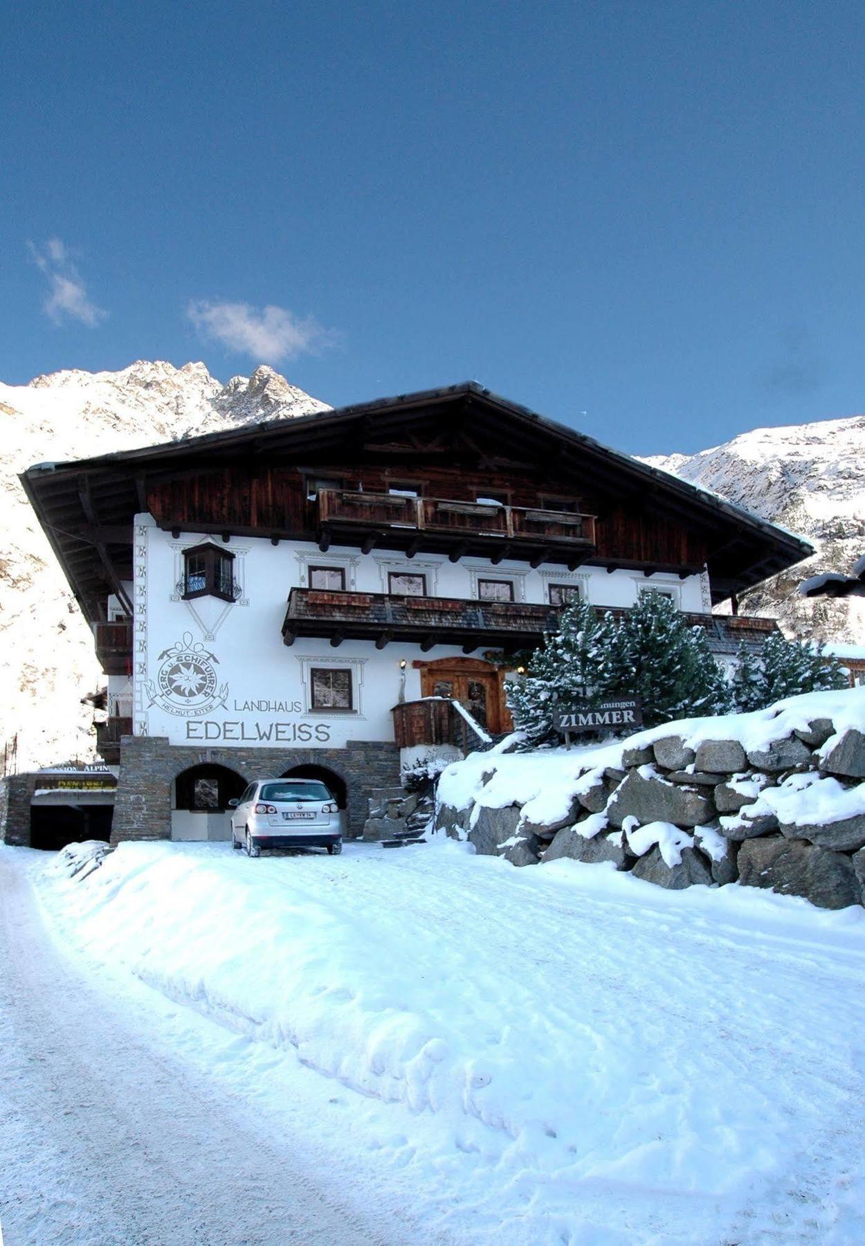 Landhaus Edelweiss Sankt Leonhard im Pitztal Eksteriør billede